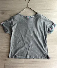 アフタヌーンティーワードローブ半袖　裾花柄　Tシャツ　カットソー