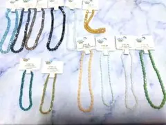 PARTSCLUB☆カットガラスビーズ12本セット☆