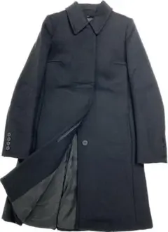 Max Mara カシミヤ混 Aライン シングルコート 40