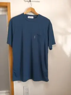 新品　Rodhos Valentino ダークブルー Tシャツ　L