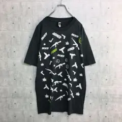 x0337 METAL MULISHA Tシャツ グレー L メキシコ製