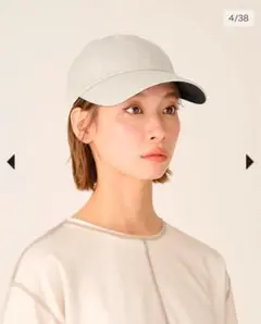 サンバリア100キャップ　アイボリー　美品