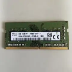 SK hynix 8GB DDR4 メモリー PC4-2666V 動作確認済み