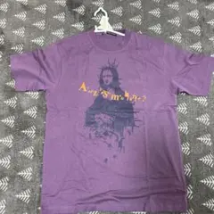 古着　モナリザ500周年記念 Tシャツ　　　　　 L パープル