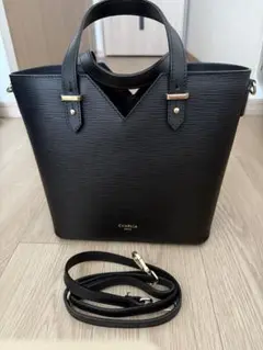 CARELIA ブラック ハンドバッグ