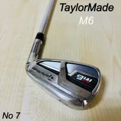 【希少品】テーラーメイド アイアン単品 7番 M6 REAXSTEEL85