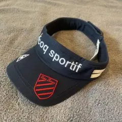 le coq sportif ネイビー　バイザー