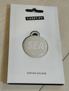 WIND AND SEA AirTag Holder Mushroom