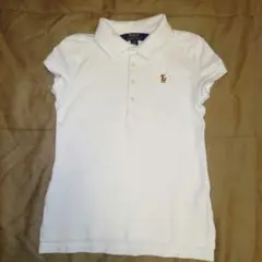 POLO Ralph Lauren ホワイト ポロシャツ130 S（7）