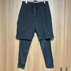 レア【HAMNETT】ハムネット　レイヤードパンツ　サイズM