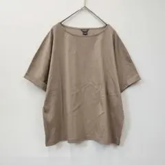 Eddie Bauer ベージュ オーバーサイズ 半袖Tシャツ