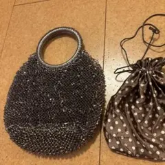 美品　アンテプリマ風　バッグ　ワイヤーバック　巾着付き