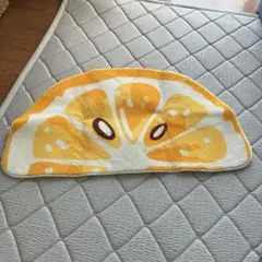 未使用　オレンジ　玄関マット