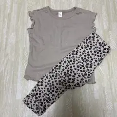 Tシャツ　レギンス　2点セット　90 95 H&M 西松屋　女の子