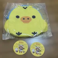 キイロイトリ保冷バック コースターセット