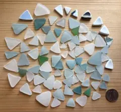 ✳️天然シーグラス　△三角△✳️