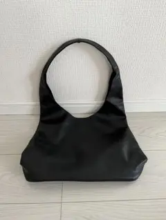 美品＊トートバッグ ワンショルダー シンプル 黒 オフィス OL 通勤