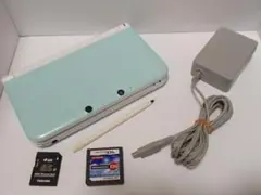 ニンテンドー3DS LL ミント 本体 美品 付属品 ソフト付き