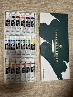 TURNER アクリル絵の具 18色セット