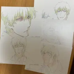 血界戦線複製原画セット　スティーブン　ブロマイド　ポストカード