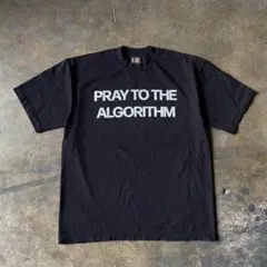 ALGORITHM grunge cut saw Black Y2K Tシャツ