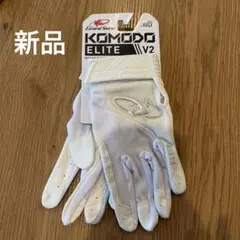 新品 値下げ中リザードスキン バッティンググローブ コモドエリートLサイズ