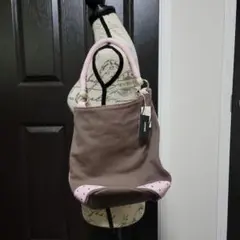 新品　DKNY　ブラウン ピンク トートバッグ