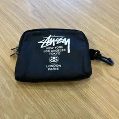【美品】 STUSSY ポーチ smart 2012年2月号付録 ブラック