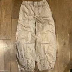 GUカーゴパンツ　ベージュ