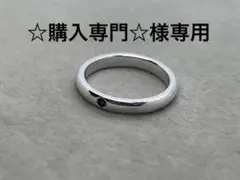 b004 ティファニー スタッキング バンド リング ルビー 925 約9号