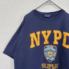 アメリカ古着　tシャツ プリント　ニューヨーク市警　L 2166