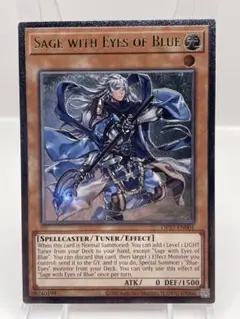 遊戯王　EU版　青き眼の賢士　アルティメットレア 2025年最新】青き眼の賢士 レリーフの人気アイテム - メルカリ
