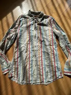 Armani Exchange ストライプ長袖シャツ M