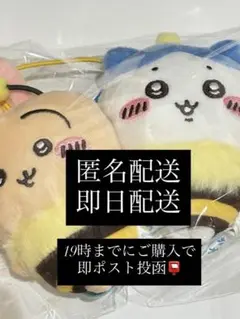 ちいかわセブンイレブン限定　うさぎ　ハチワレ　ハチさんぬいぐるみ