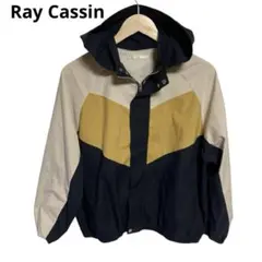 Ray Cassin カラーブロック ナイロン マウンテンパーカー