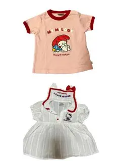バースデイ×サンリオ コラボ ベビー服 80 ハローキティ・マイメロディ