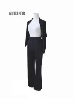 ★　新品　ADDICTNOIR　日本製　ストール　オールインワン　イージーパンツ