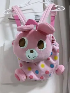 ミキハウス　うさぎデザインのピンクリュック