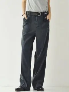 THE SHINZONE BAKER PANTS TYPE-4 36 black