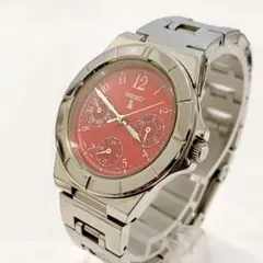 【大特価】LUKIA a06 SEIKO レディース レッド 箱付き