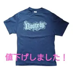 ネイビー　 Route66　Tシャツ
