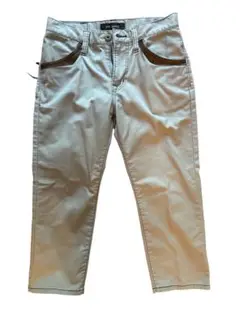 EDWIN ベージュデニムパンツ ジッパーポケット付き サイズ:28