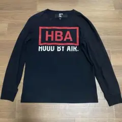 HBA ブラック ロングスリーブ カットソー L