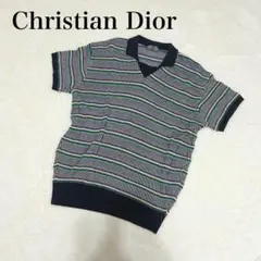 Christian Dior ストライプ ポロシャツ