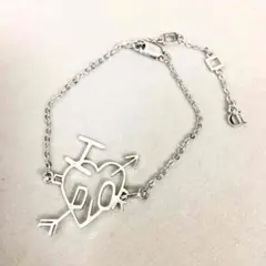 DIOR クリスチャンデォオール ハートアロー シルバー ブレスレット