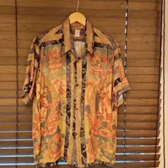 SUN SURF MANDARA　マンダラ　アロハシャツ Lサイズ