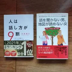 人は話し方が9割 話を聞かない男、地図が読めない女 ２冊セット