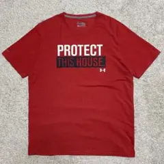 UNDER ARMOUR 吸汗速乾 ヒートギア プリントTシャツ XXL