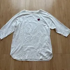 HEART MARKET ハート刺繍 Tシャツ Fサイズ