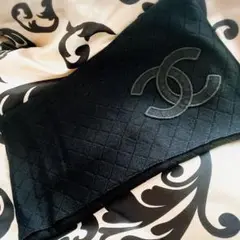 CHANEL マフラー 美品 未使用 黒 ブラック マトラッセ ストール レア
